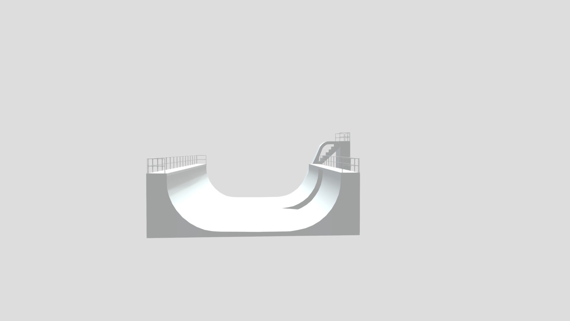 Halfpipe Ramp Model by Brandon Perez
