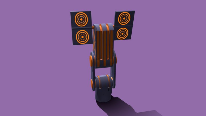 Forest shooter V2 Target. 3D Model