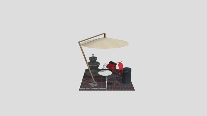 1DAE11_VanDerStappen_Ortwin_PropsScene 3D Model