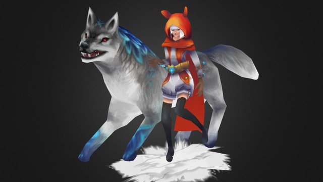 Elo and Wolf 3D Model