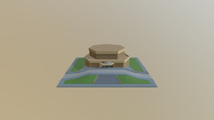 Teatro Interior F1 3D Model