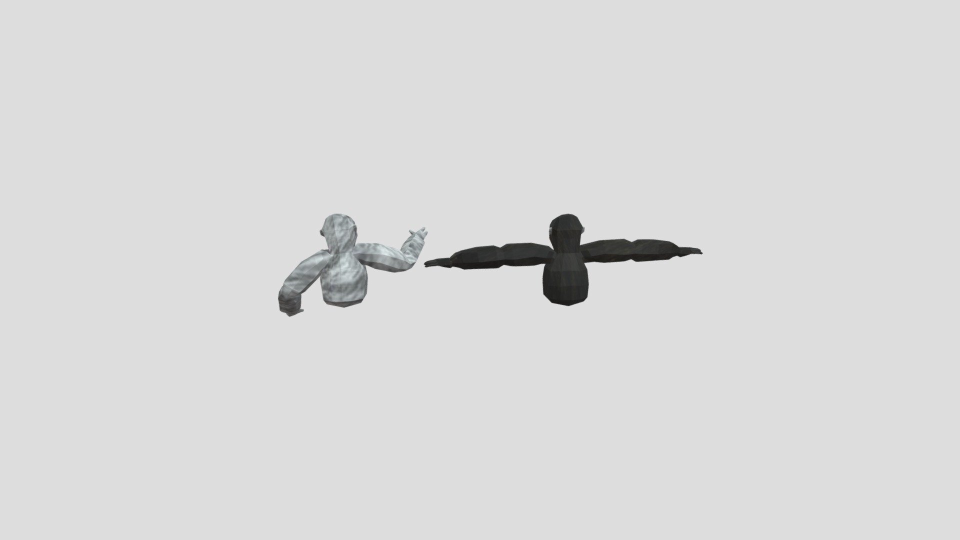 gorilla tag but it has more longer arms - Download Free 3D model