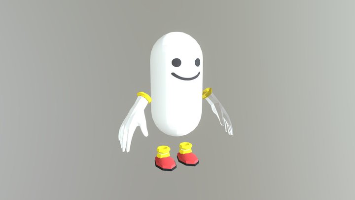 Capsule Boy 3D Model