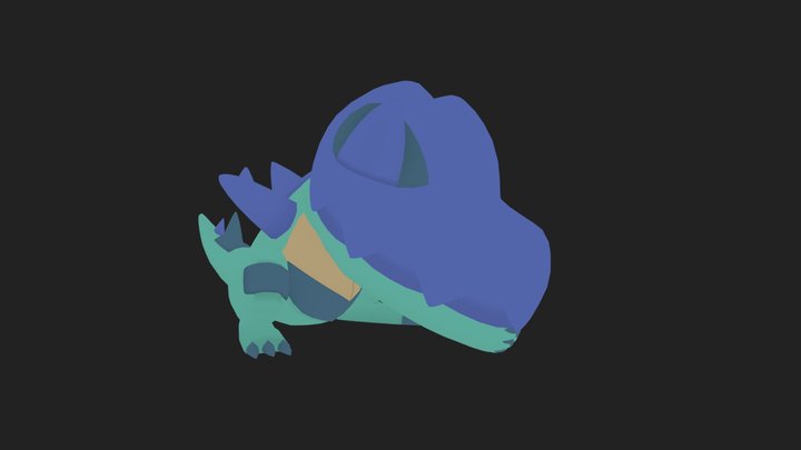 Shiny Mega Feraligatr (ZA) – Modello 3D gratuito STL