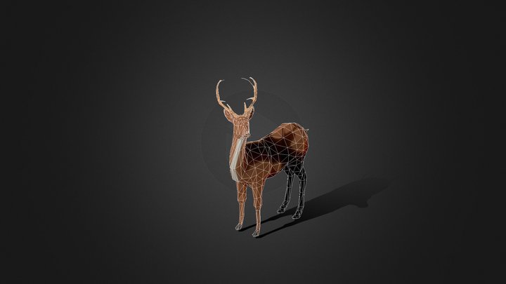 Deer. or "Horse" if you are Hong Kong police 3D Model