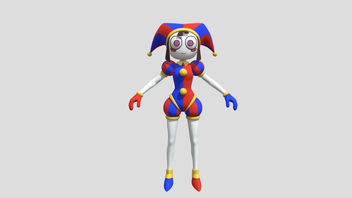 Pomni - Fortnite Skin – Modello 3D gratuito STL