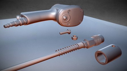 Impact wrench 3D Model