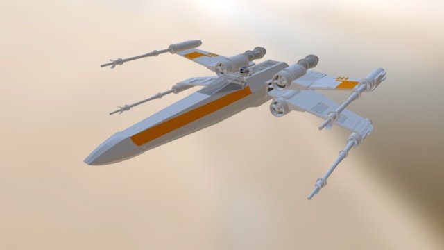X- Wing - Sketchup Setup Edition 3D Model