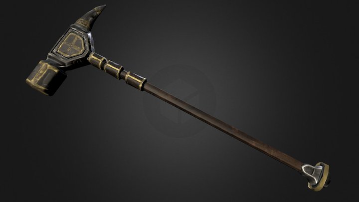 Low Poly Warhammer 3D Model