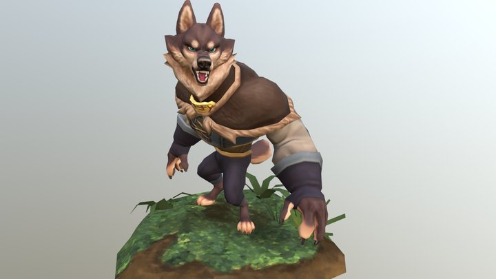 Wolf warrior 3D Model