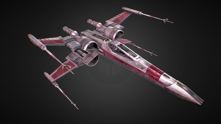 X-wing 3D Model
