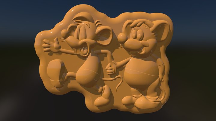Мыши кота Леопольда 3D Model
