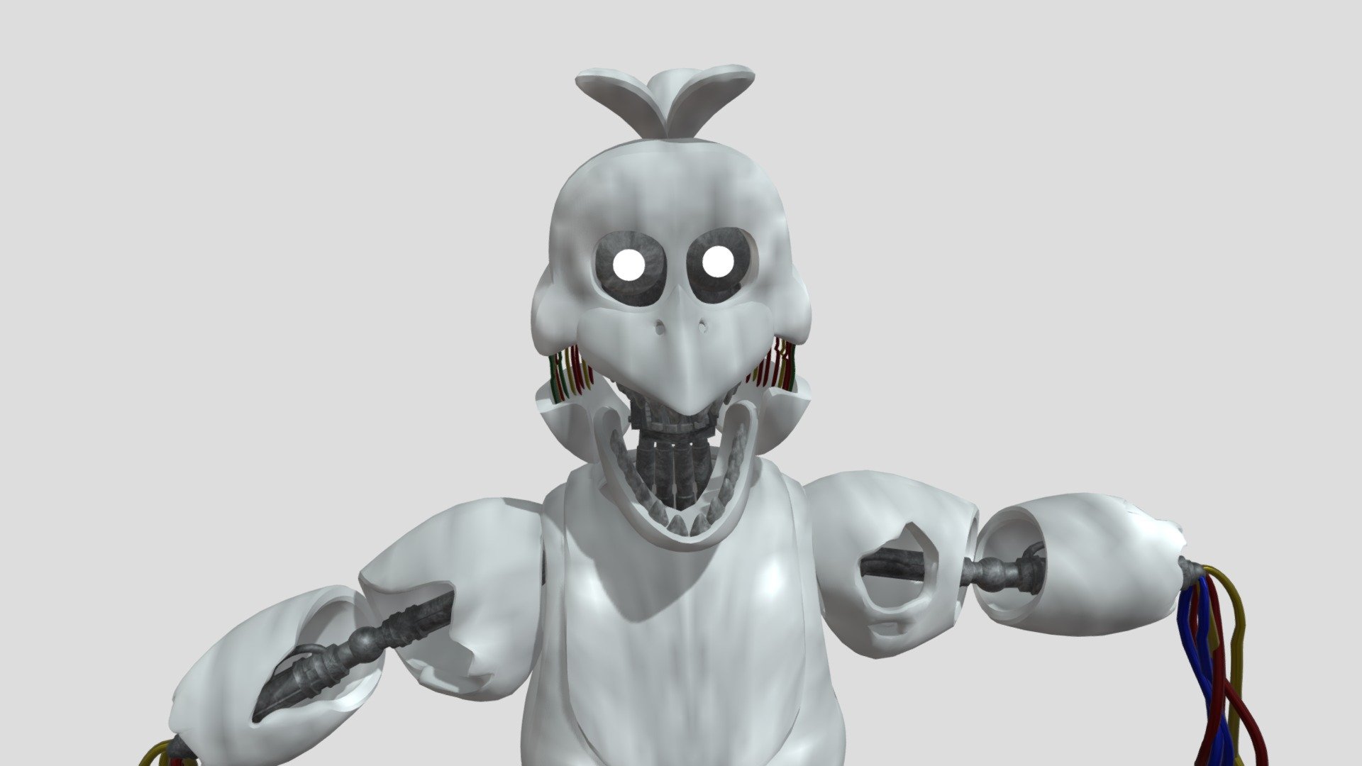 Withered Chica - Download Free 3D Model By Zertax (@zertax4) [4346834 ...