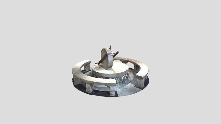 Chinese Millstone 3D Model