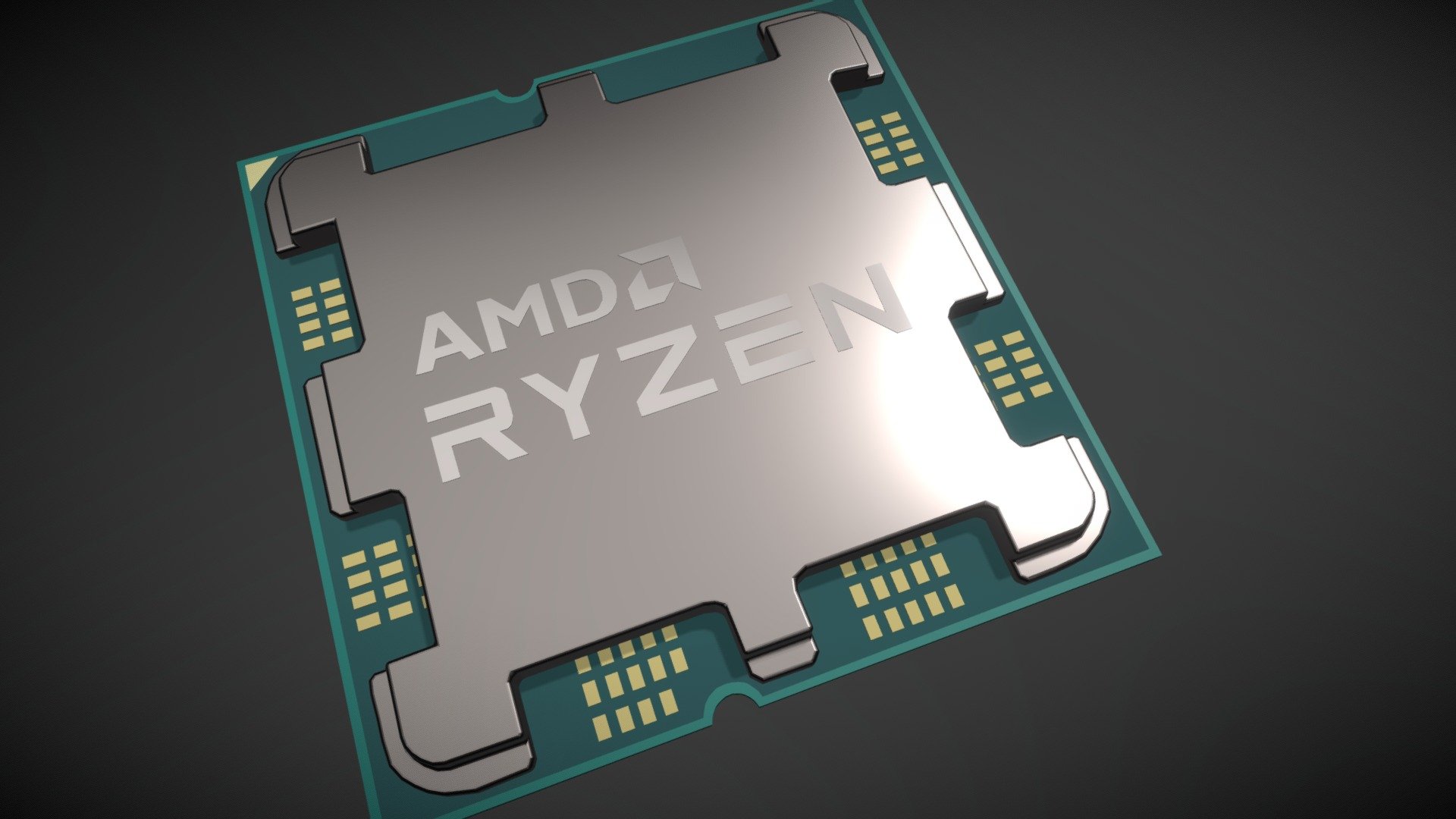 AMD Ryzen 7600X (AM5 Socket) Download Free 3D model by Alex (alex