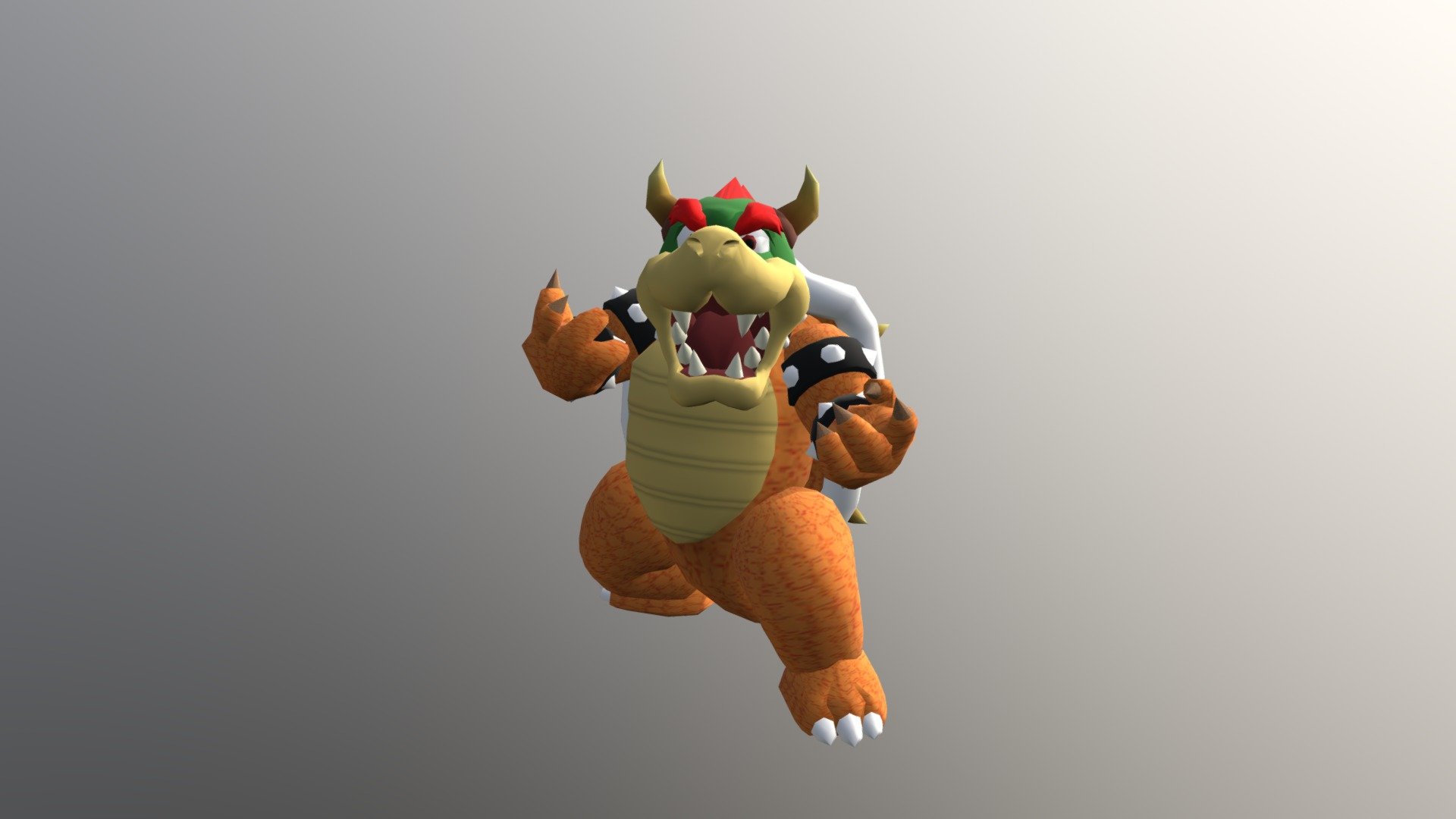 Bowser's design in Melee