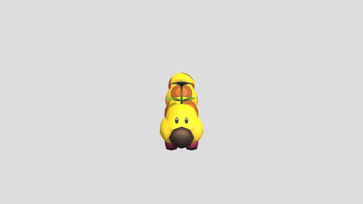 Wii - Mario Kart Wii - Course Objects - Wiggler