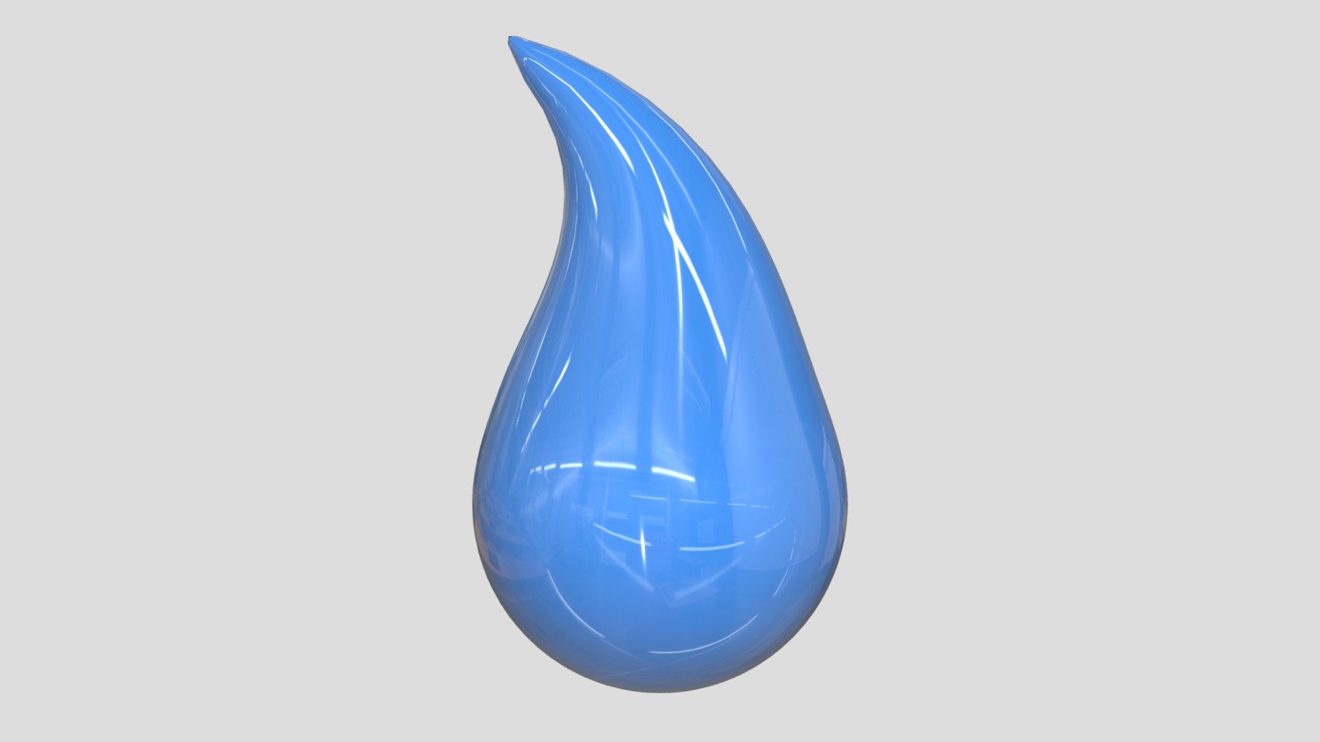 High poly drop — Sketchfab embed 3D viewer