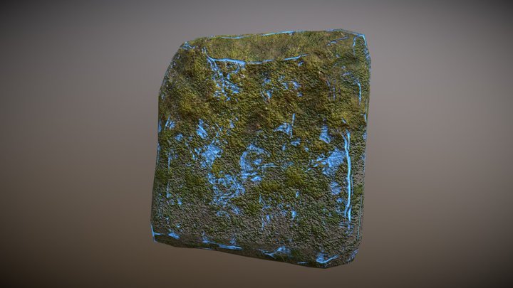 Moss stone 3D Model