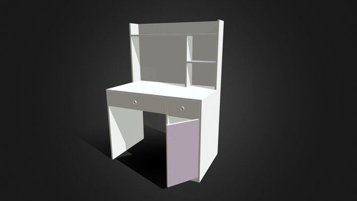 Desk for Girls 3D Model