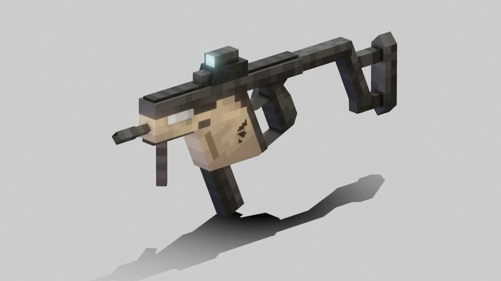 Exusiai's Kriss Vector 3D Model