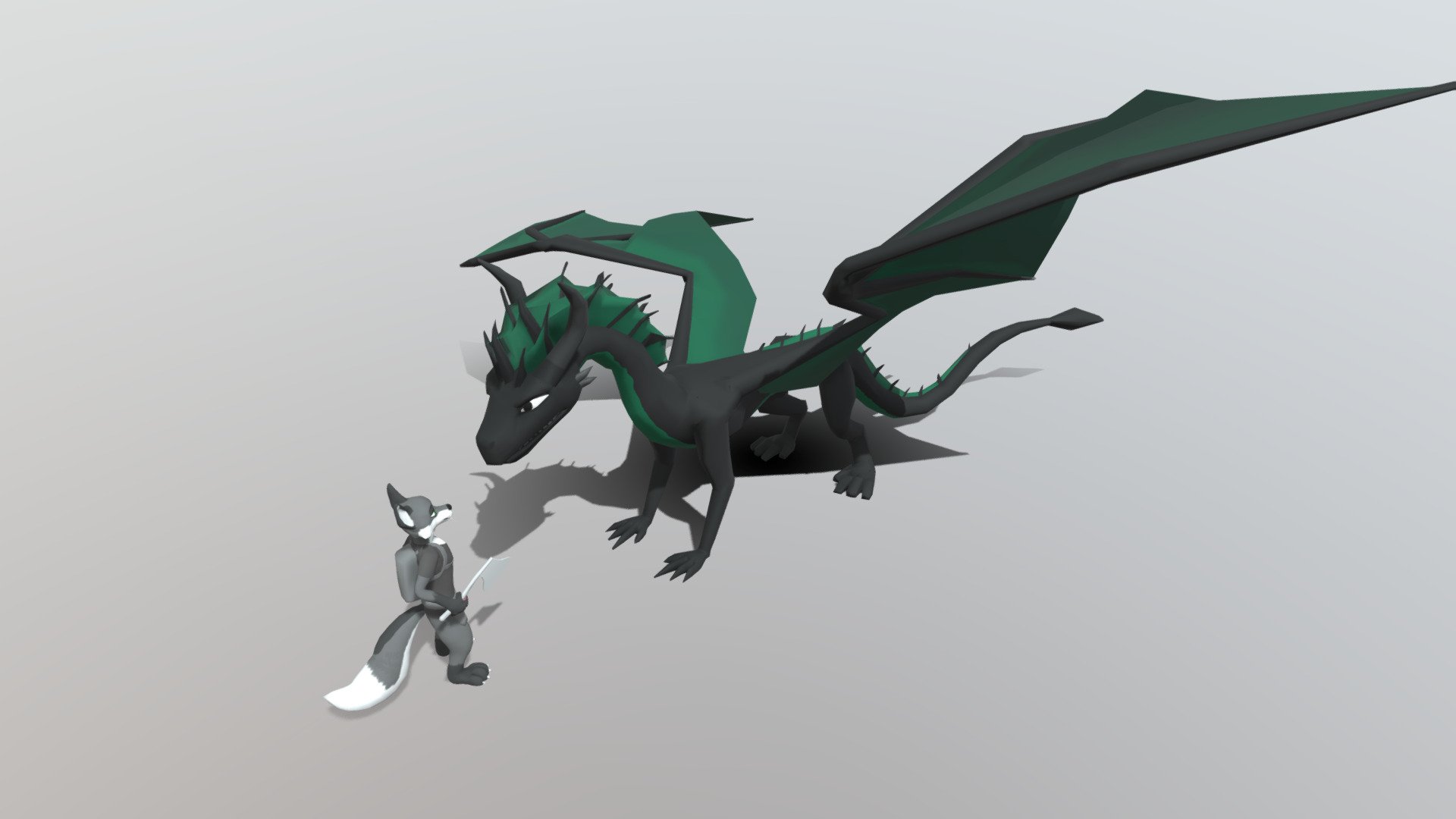 Dragon Animation - 3D model by tortswari (@tortswari) [434bb29]