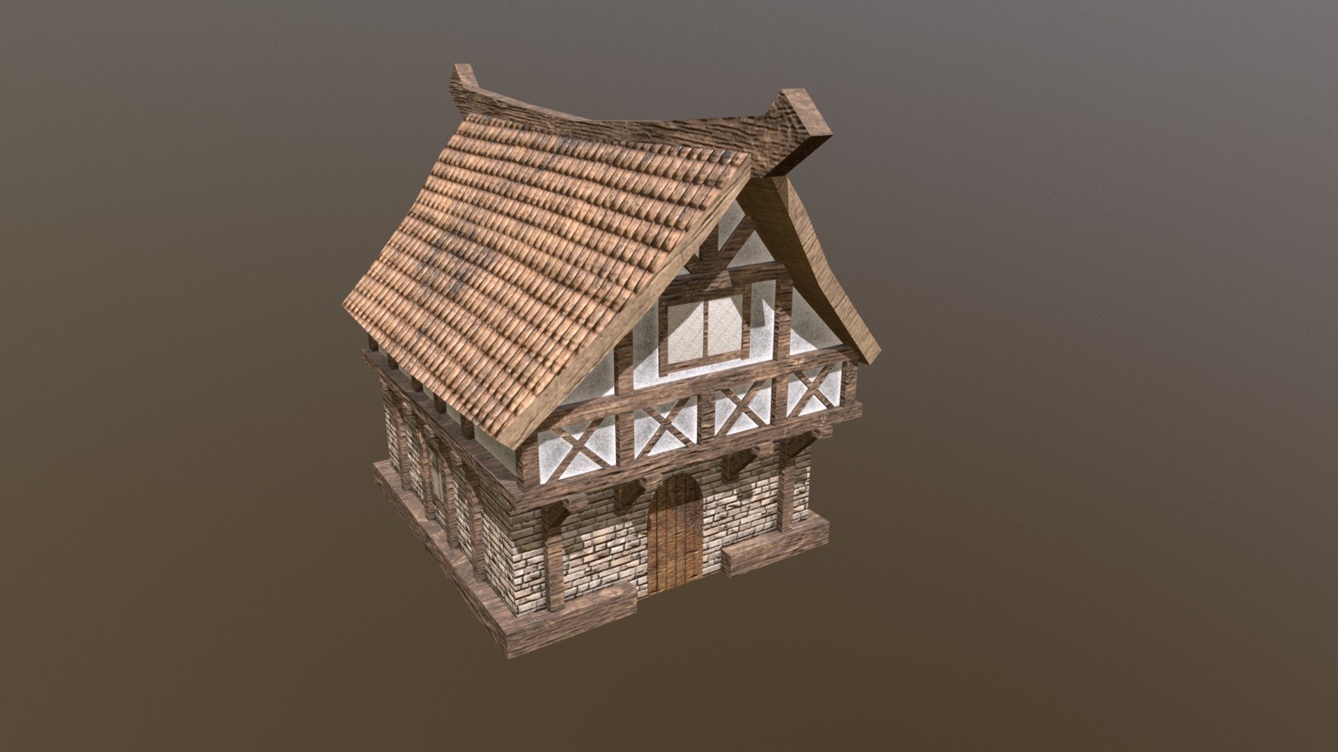 Stone House - 3d Model By Segureyu [434d633] - Sketchfab