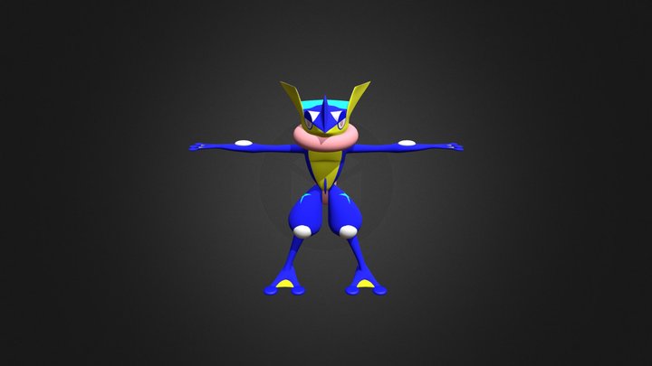 greninja 3D Model