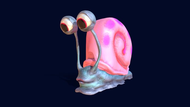 Gary from SpongeBob SquarePants 3D Model