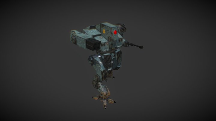 Mecha V3 Walk Skechfab 3D Model