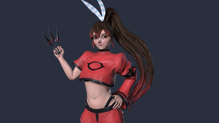 Kunai - Naruto free 3D model