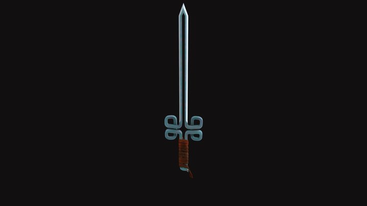 Knot Sword 3D Model