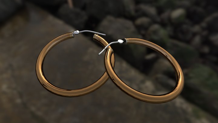 Two Earings 3D Model