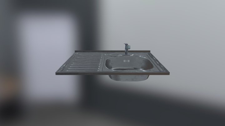 Sink And Fuacet 3D Model