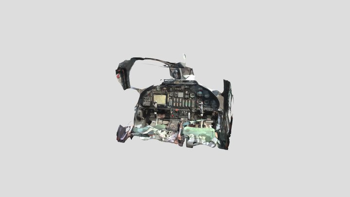AW 109 Cockpit 3D Model