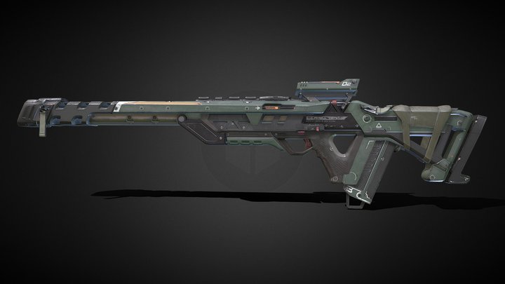 Apex Legends Triple Take Marksman 3D Model