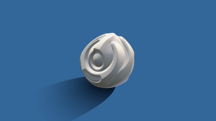 Robo Orb Retopo Exercise 3D Model