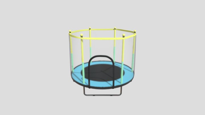Small Trampoline for Kids 3D Model
