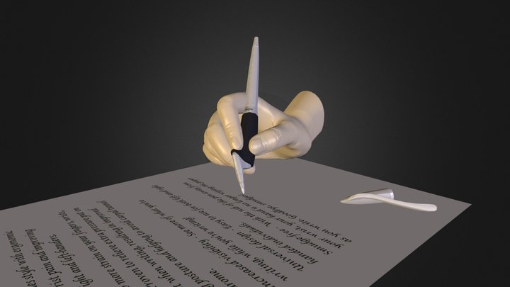 Yoropen Z3 used by a right-handed individual 3D Model