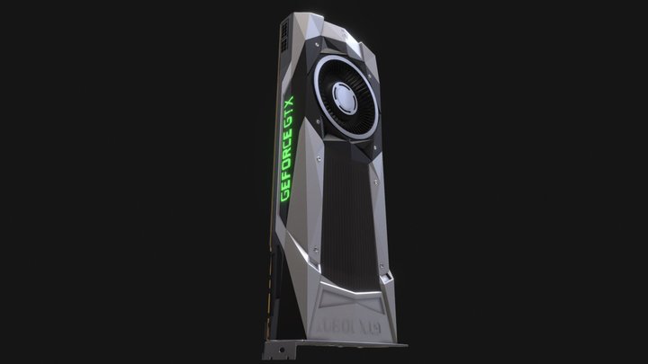 Nvidia GeForce GTX 1080 ti FE - Rev2 3D Model