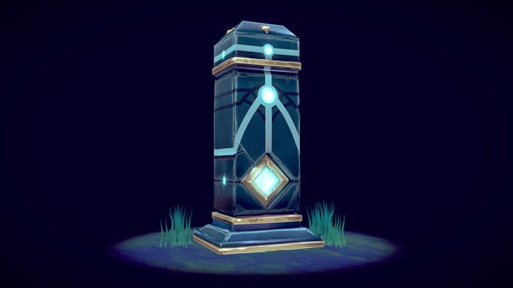 Light of Woods - Pillar 3D Model