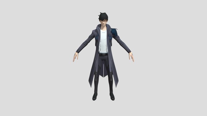 Solo leveling sung jin woo 3d model ( fbx file) 3D Model