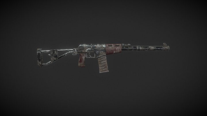 As-Val Dirty 3D Model