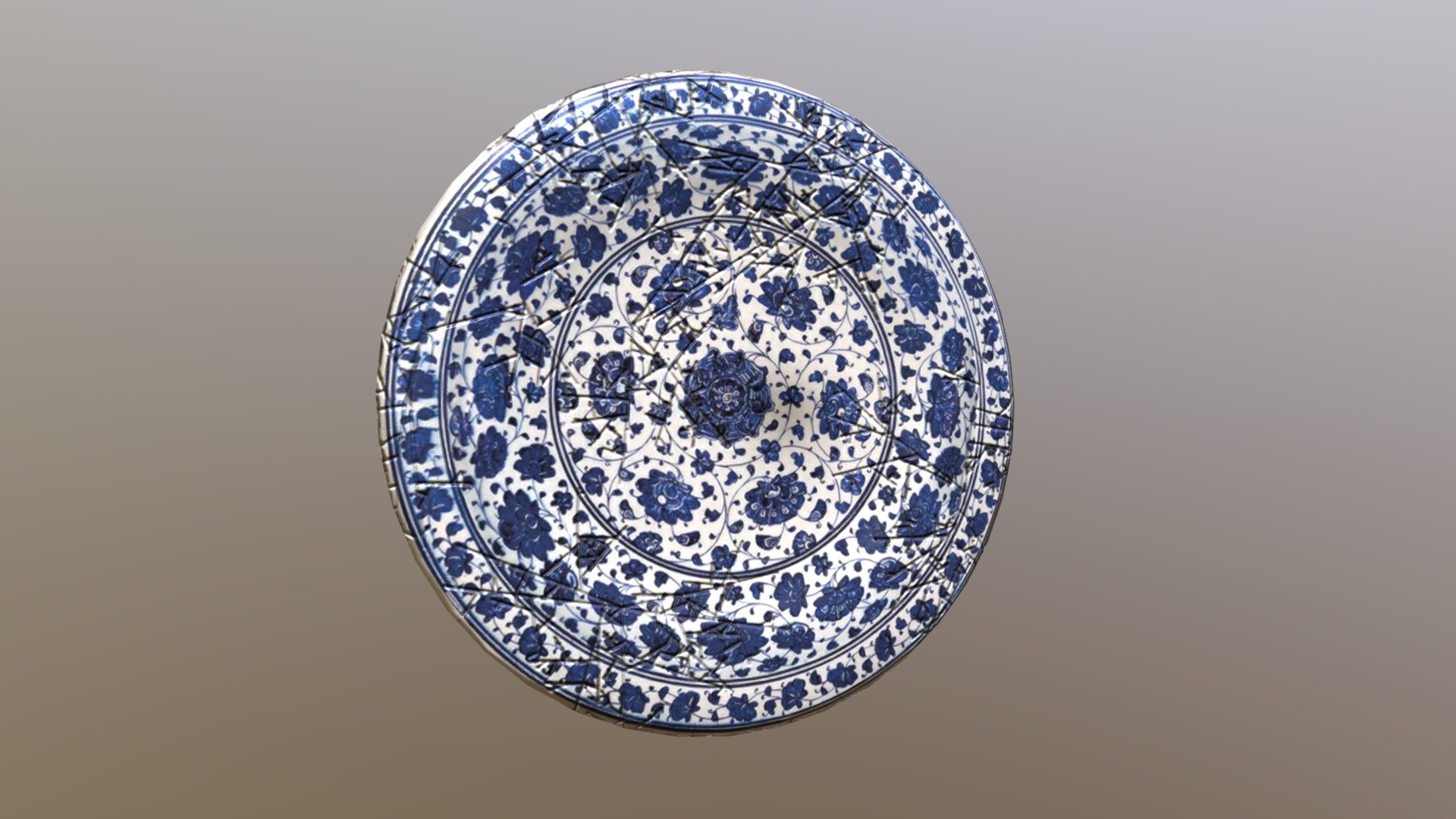 Qinghua Plate ( with cracks ) - Free Download