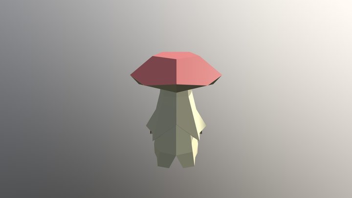 Mushroom Dood 3D Model