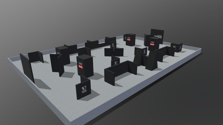 Panda Q Arena SQB Setup 3D Model