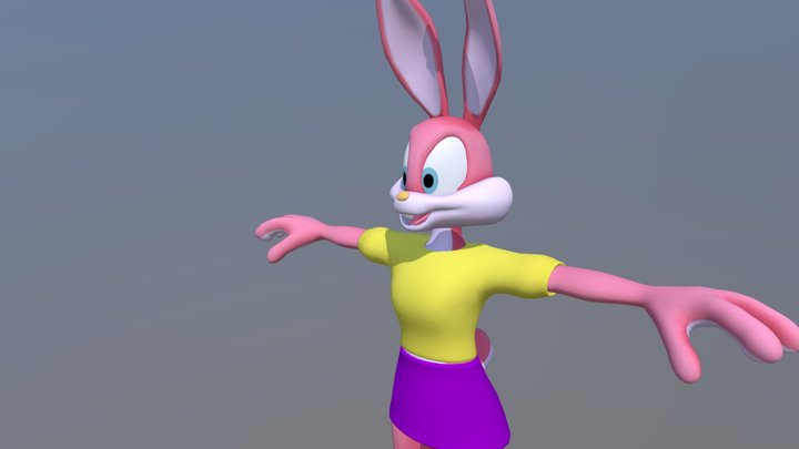 Babs Bunny 3D Model