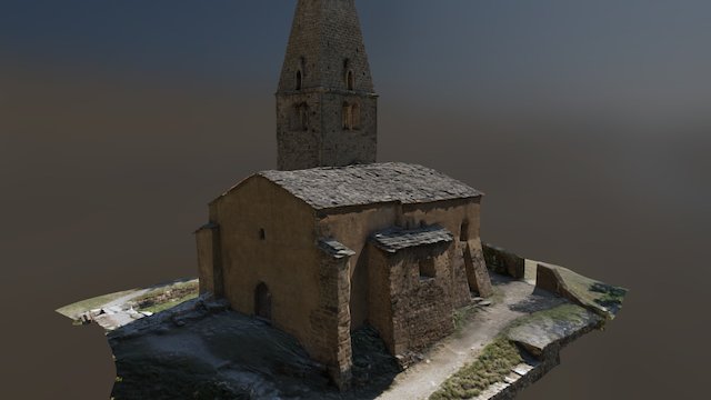 Mère Eglise 3D Model