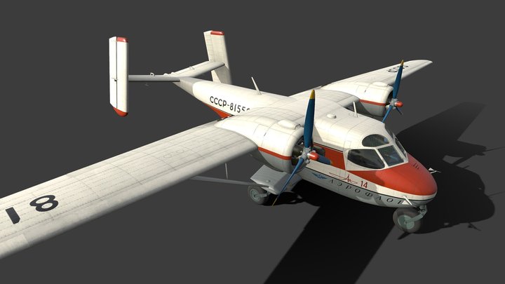 Antonov An-14 Pchelka 3D Model