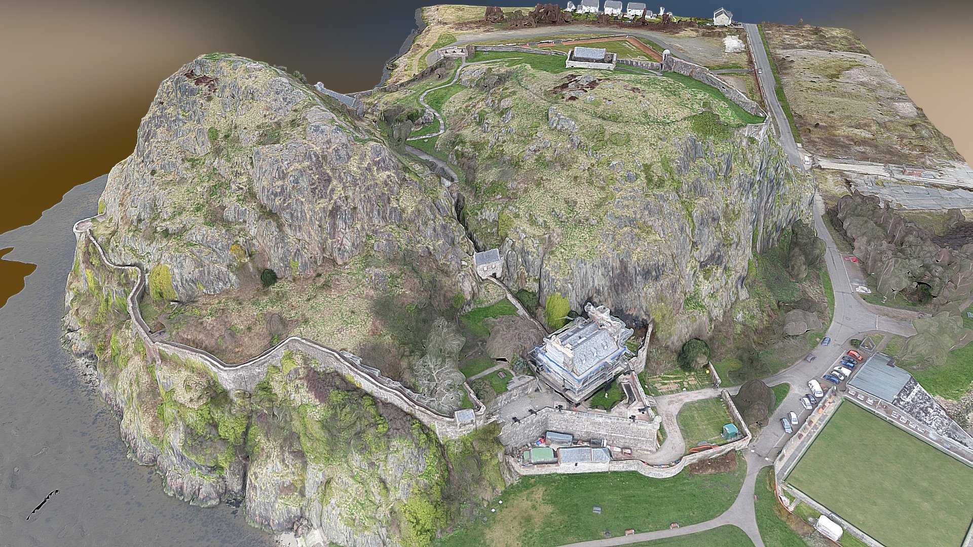 Dumbarton Rock 3D - 3D Model By GeoGeo [435a3fa] - Sketchfab